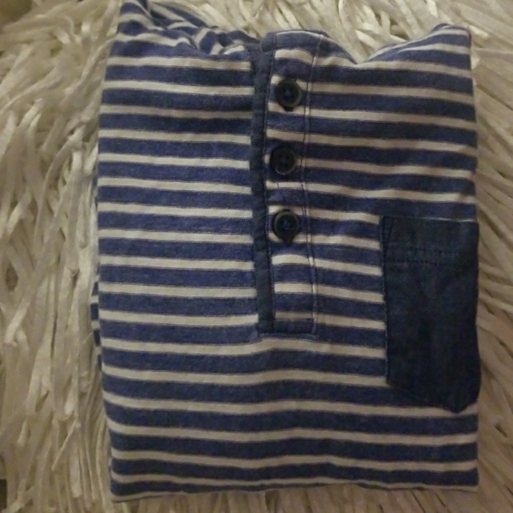 Cat & Jack Hooded 2 Button 100% Cotton Shirt